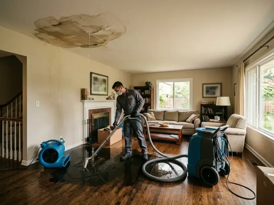 attic-pipe-burst-ceiling-drip-008 — frequently asked questions, Water Damage Restoration & Carpet Care in Wright City, MO